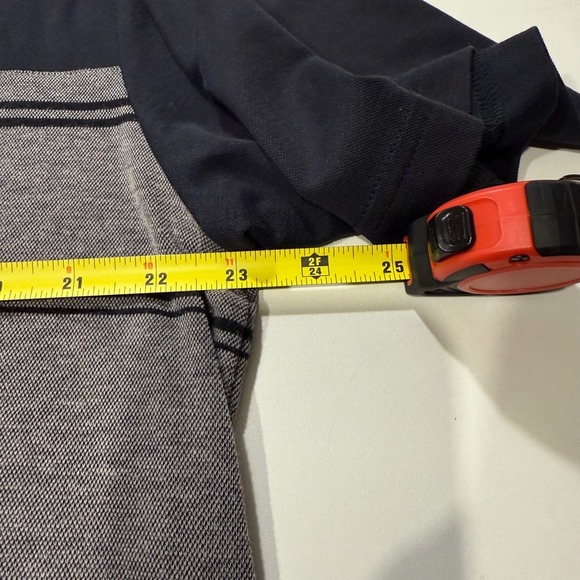 Bundle Travis Mathew Golf Polo Shirt XL Blue Gray Striped Performance Casual Men - Picture 4 of 11